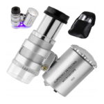 MIKROSKOP ZA DRAGULJE, z UV led lučko, 60x