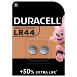 BATERIJE DURACELL LR44, alkalne, 2 kosa